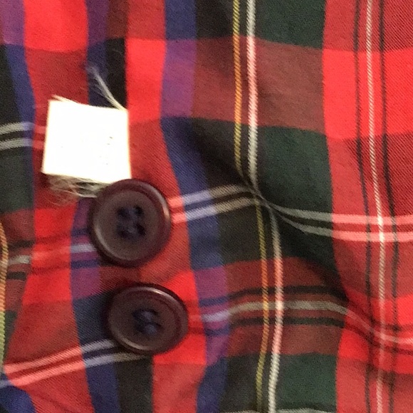 Lacoste blue jacket size XL with plaid lining used good condition - Picture 7 of 8